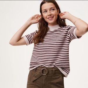 LOFT Mock Neck Sweater Tee